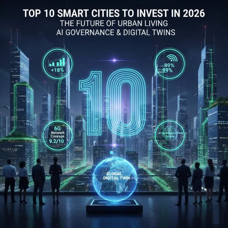 Top 10 Smart Cities to Invest in for 2026: The Future of Urban Living