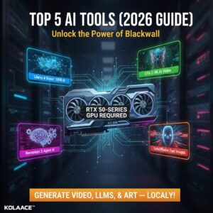 Top 5 AI Tools That Require an RTX 50-Series GPU (2026 Guide)