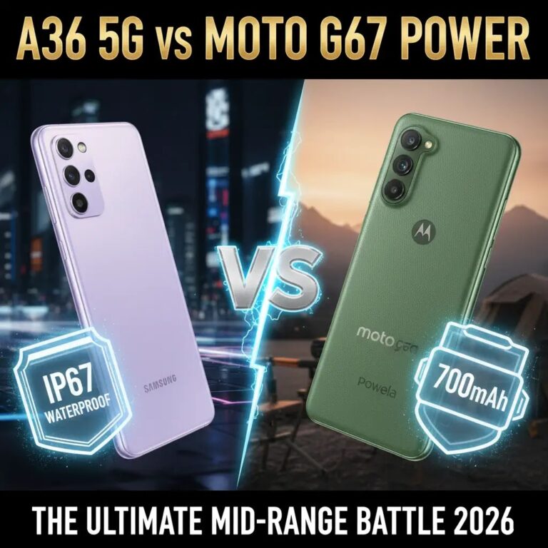 Samsung Galaxy A36 5G vs Motorola Moto G67 Power: The Ultimate 2026 Mid-Range Battle