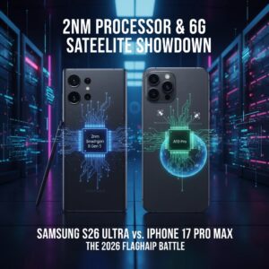 Samsung Galaxy S26 Ultra vs. iPhone 17 Pro Max: The 2nm Processor & 6G Satellite Showdown