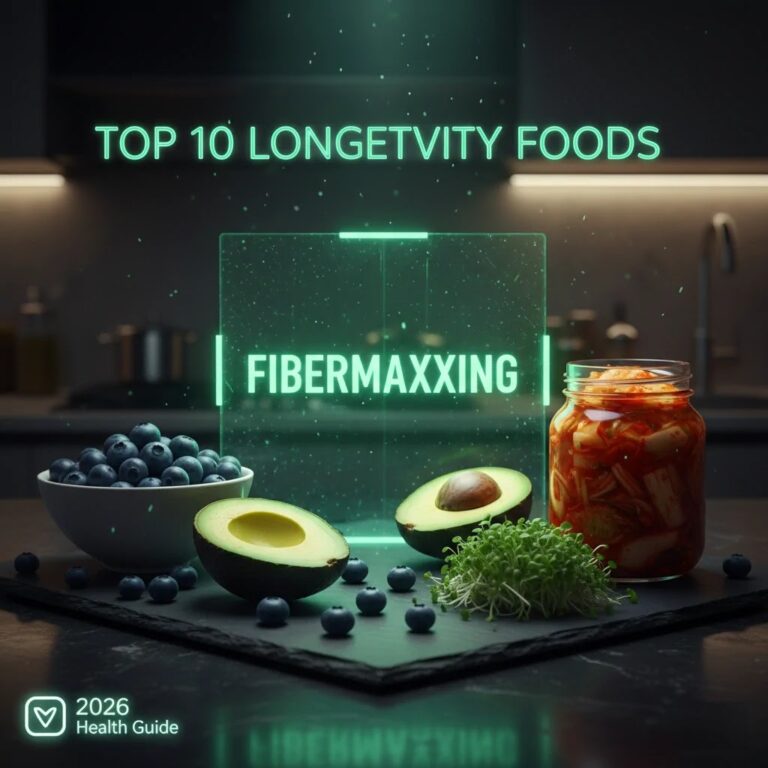 Top 10 Healthiest Foods for Longevity: The 2026 “Fibermaxxing” Guide