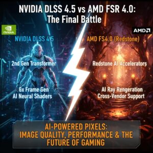 NVIDIA DLSS 4.5 vs AMD FSR 4.0: The Final Battle for AI Upscaling