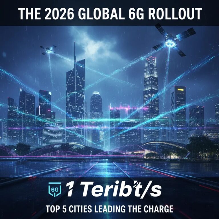 The 2026 Global 6G Rollout: Top 5 Cities Leading the Charge into the Terabit Era