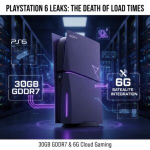 Sony PlayStation 6 Leaks: 30GB GDDR7 RAM, 6G Integration, and the Death of Load Times
