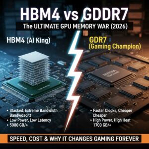 HBM4 vs GDDR7: Why the Next GPU Memory War Matters for Gamers