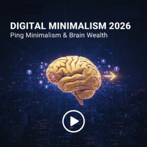 Digital Minimalism 2026: The KOLAACE™ Guide to Ping Minimalism & Brain Wealth