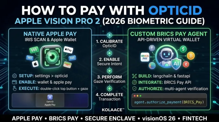How to Pay with OpticID on Apple Vision Pro 2: The 2026 Biometric Guide